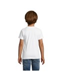 T-shirt personnalisé 100% coton enfant Régent Fit Matières : coton Taille textile : XL Couleurs : blanc goodies entreprise desig