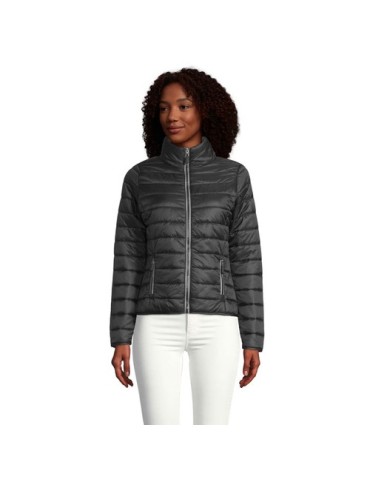 Doudoune personnalisée légère femme 180g - SOL'S RIDE Matières : PET Taille textile : M Couleurs : noir personnalisation rapide 