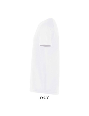 T-shirt Enfant Sportif Personnalisé 140g - SOL'S Matières : PET Taille textile : 3XL Couleurs : blanc objet promotionnel éco-res