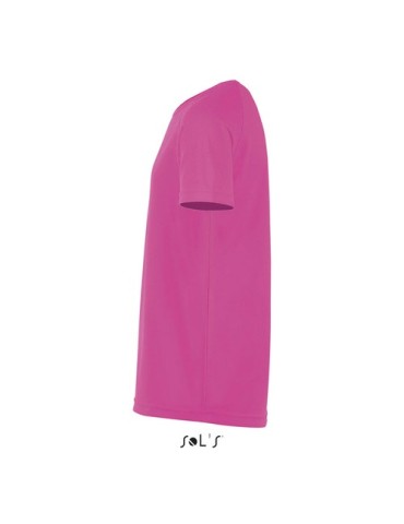 T-shirt Enfant Sportif Personnalisé 140g - SOL'S Matières : PET Taille textile : XL Couleurs : rose fluo goodies publicitaire du