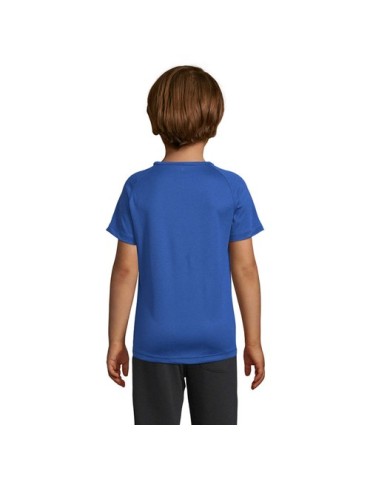 T-shirt Enfant Sportif Personnalisé 140g - SOL'S Matières : PET Taille textile : XL Couleurs : bleu royal personnalisation sur m