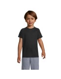 T-shirt Enfant Sportif Personnalisé 140g - SOL'S Matières : PET Taille textile : XL Couleurs : noir marquage couleur éclatante