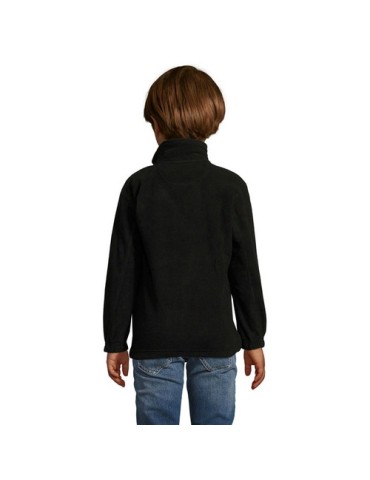 Veste Micropolaire Enfant Personnalisée 300g - NORTH KIDS Matières : PET Taille textile : L Couleurs : noir goodies entreprise d