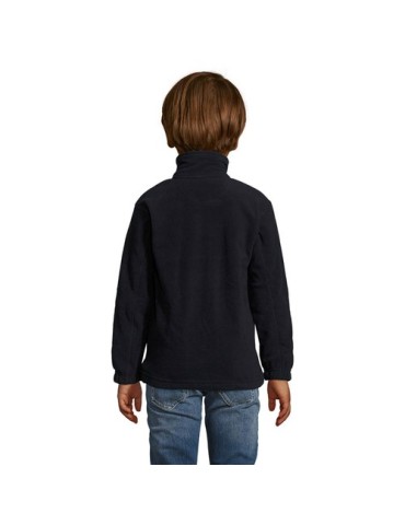 Veste Micropolaire Enfant Personnalisée 300g - NORTH KIDS Matières : PET Taille textile : 3XL Couleurs : bleu marine marquage co
