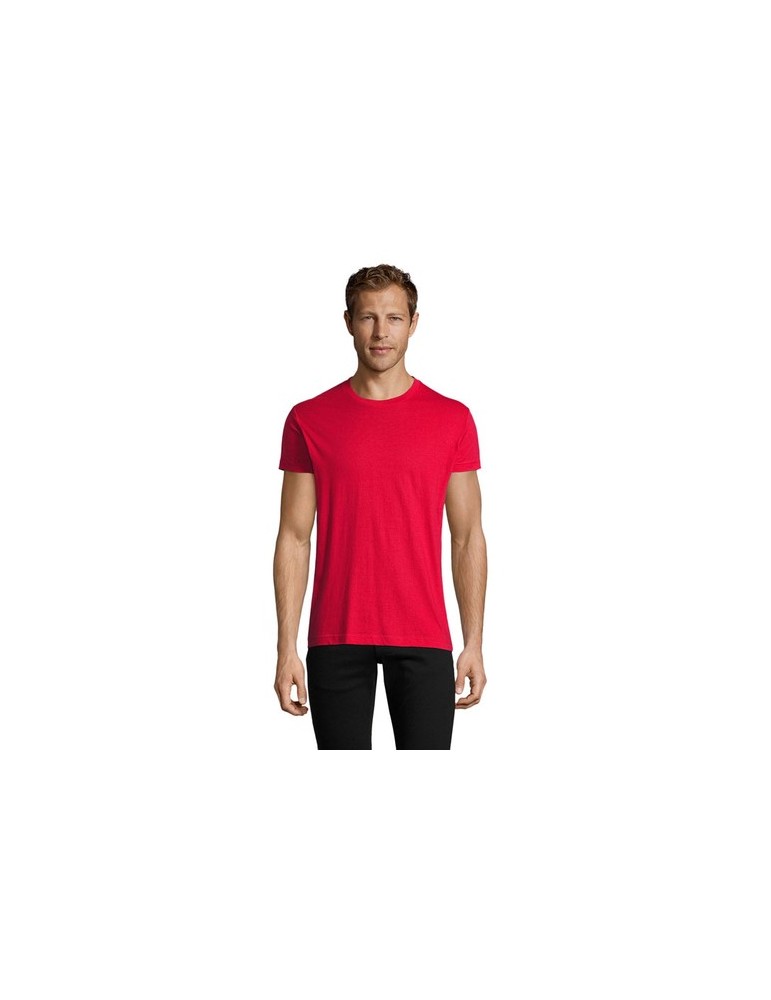 T-Shirt Personnalisé Homme Publicitaire REGENT FIT Matières : coton Taille textile : M Couleurs : rouge cadeau collaborateur pre