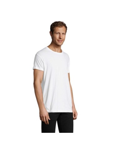 T-Shirt Personnalisé Homme Publicitaire REGENT FIT Matières : coton Taille textile : XL Couleurs : blanc objet promotionnel éco-
