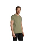 T-Shirt Personnalisé Homme Publicitaire REGENT FIT Matières : coton Taille textile : XS Couleurs : kaki chiné objet publicitaire