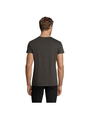 T-Shirt Personnalisé Homme Publicitaire REGENT FIT Matières : coton Taille textile : M Couleurs : anthracite chiné objet publici