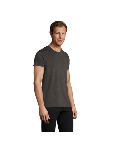 T-Shirt Personnalisé Homme Publicitaire REGENT FIT Matières : coton Taille textile : XXL Couleurs : anthracite chiné cadeau clie
