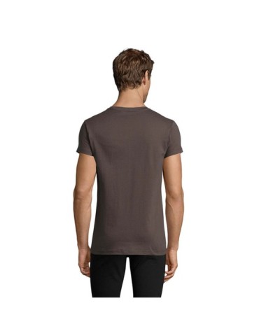 T-Shirt Personnalisé Homme Publicitaire REGENT FIT Matières : coton Taille textile : L Couleurs : gris foncé goodies entreprise 