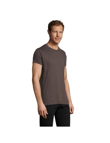 T-Shirt Personnalisé Homme Publicitaire REGENT FIT Matières : coton Taille textile : XL Couleurs : gris foncé accessoire événeme