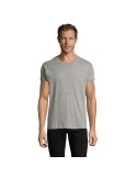 T-Shirt Personnalisé Homme Publicitaire REGENT FIT Matières : coton Taille textile : L Couleurs : gris chiné objet promotionnel 