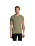 T-Shirt Personnalisé Homme Publicitaire REGENT FIT Matières : coton Taille textile : S Couleurs : kaki chiné personnalisation ra