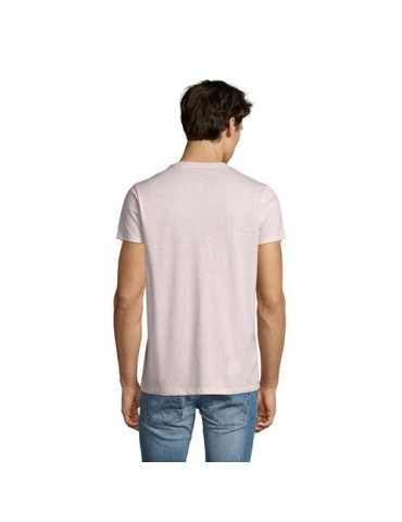 T-Shirt Personnalisé Homme Publicitaire REGENT FIT Matières : coton Taille textile : XL Couleurs : rose chiné goodies publicitai