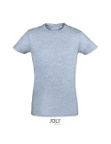 T-Shirt Personnalisé Homme Publicitaire REGENT FIT Matières : coton Taille textile : XS Couleurs : bleu ciel chiné objet publici
