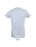 T-Shirt Personnalisé Homme Publicitaire REGENT FIT Matières : coton Taille textile : XS Couleurs : bleu ciel chiné personnalisat