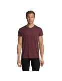 T-Shirt Personnalisé Homme Publicitaire REGENT FIT Matières : coton Taille textile : L Couleurs : lie de vin chiné goodies perso