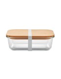 Lunchbox  en verre et bambou TUNDRA Matières : verre Couleurs : transparent