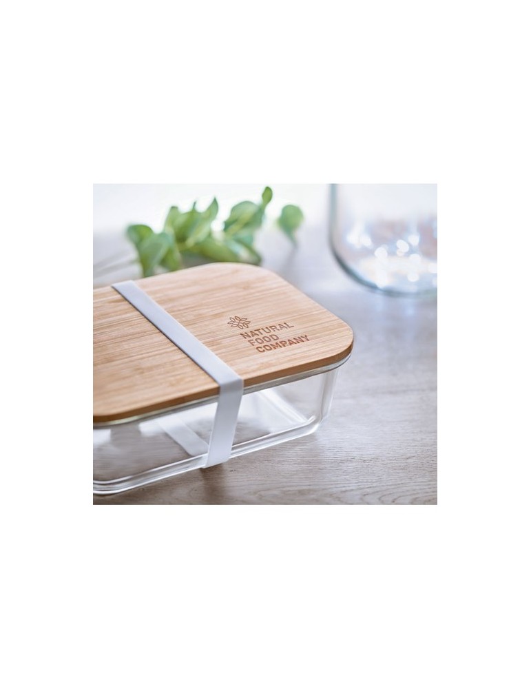 Lunchbox en verre et bambou TUNDRA - Écologique et pratique