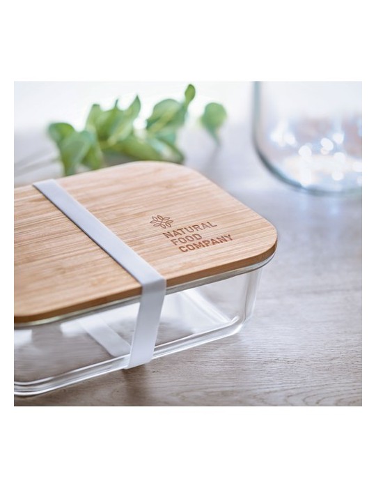 Lunchbox en verre et bambou TUNDRA - Écologique et pratique