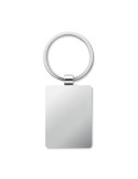 Porte-clés rectangle en bambou personnalisé BENDIGO Matières : métal Couleurs : bois personnalisable avec votre logo