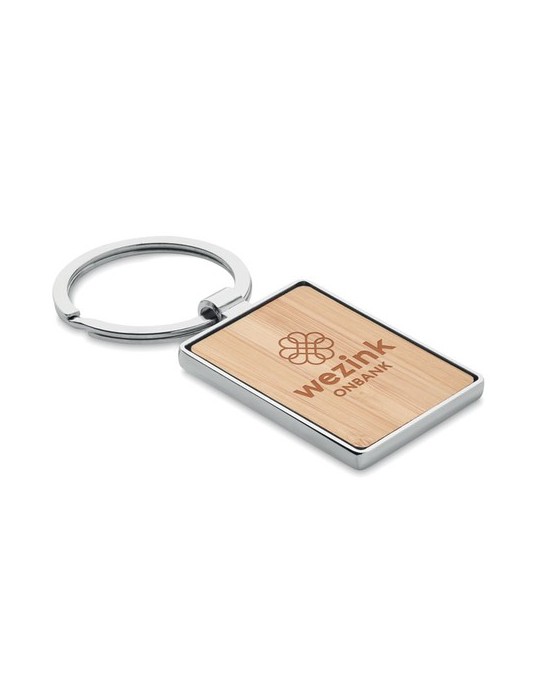 Porte-clés Rectangle en Bambou BENDIGO