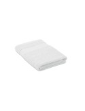 Serviette bio en coton personnalisée 140x70 PERRY Matières : coton biologique Couleurs : blanc impression haute définition