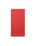 Serviette bio en coton personnalisée 140x70 PERRY Matières : coton biologique Couleurs : rouge personnalisation sur mesure