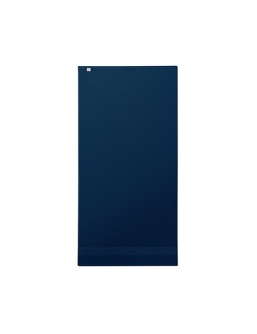 Serviette bio en coton personnalisée 140x70 PERRY Matières : coton biologique Couleurs : bleu cadeau affaires élégant