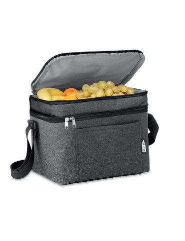 Sac isotherme  personnalisé en RPET - ICECUBE Matières : PET recyclé Couleurs : noir marquage laser ultra précis