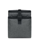 Sac isotherme  personnalisé en RPET - ICECUBE Matières : PET recyclé Couleurs : noir marquage couleur éclatante