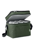 Sac isotherme  personnalisé en RPET - ICECUBE Matières : PET recyclé Couleurs : vert foncé impression haute définition