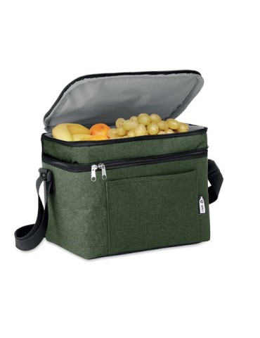 Sac isotherme  personnalisé en RPET - ICECUBE Matières : PET recyclé Couleurs : vert foncé livraison express 24h 48h