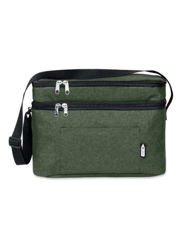 Sac isotherme  personnalisé en RPET - ICECUBE Matières : PET recyclé Couleurs : vert foncé goodies entreprise design
