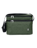 Sac isotherme  personnalisé en RPET - ICECUBE Matières : PET recyclé Couleurs : vert foncé goodies entreprise design
