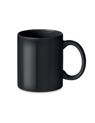 Mug en céramique coloré personnalisé 300 ml DUBLIN TONE Matières : grès Couleurs : noir cadeau entreprise pas cher