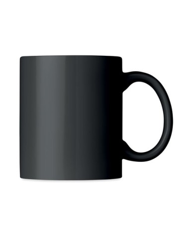 Mug en céramique coloré personnalisé 300 ml DUBLIN TONE Matières : grès Couleurs : noir personnalisation rapide en France