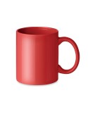 Mug en céramique coloré personnalisé 300 ml DUBLIN TONE Matières : grès Couleurs : rouge marquage laser ultra précis