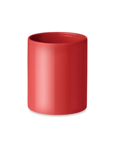 Mug en céramique coloré personnalisé 300 ml DUBLIN TONE Matières : grès Couleurs : rouge goodies publicitaire durable