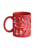 Mug en céramique coloré personnalisé 300 ml DUBLIN TONE Matières : grès Couleurs : rouge cadeau entreprise pas cher