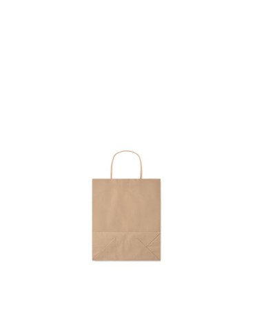 Sac en papier  et pratique petit format personnalisé PAPER TONE S Matières : papier recyclé Couleurs : beige accessoire événemen