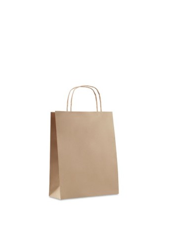 Sac en papier  et pratique petit format personnalisé PAPER TONE S Matières : papier recyclé Couleurs : beige goodies personnalis