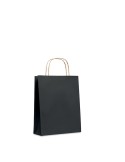 Sac en papier  et pratique petit format personnalisé PAPER TONE S Matières : papier recyclé Couleurs : noir cadeau collaborateur