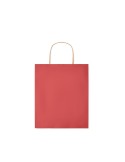 Sac en papier  et pratique petit format personnalisé PAPER TONE S Matières : papier recyclé Couleurs : rouge goodies publicitair