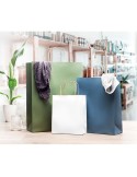 Sac en papier  et pratique petit format personnalisé PAPER TONE S Matières : papier recyclé Couleurs : blanc cadeau client origi