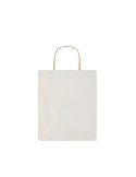 Sac en papier  et pratique petit format personnalisé PAPER TONE S Matières : papier recyclé Couleurs : blanc accessoire événemen