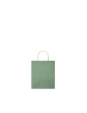 Sac en papier  et pratique petit format personnalisé PAPER TONE S Matières : papier recyclé Couleurs : vert goodies entreprise d