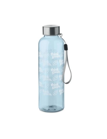 Gourde  anti-fuite personnalisée 500ml - UTAH RPET Matières : PET recyclé Couleurs : bleu clair transparent goodies entreprise d