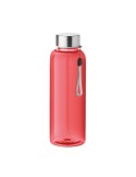Gourde  anti-fuite personnalisée 500ml - UTAH RPET Matières : PET recyclé Couleurs : rouge transparent goodies publicitaire évén