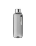 Gourde  anti-fuite personnalisée 500ml - UTAH RPET Matières : PET recyclé Couleurs : gris transparent cadeau entreprise pas cher